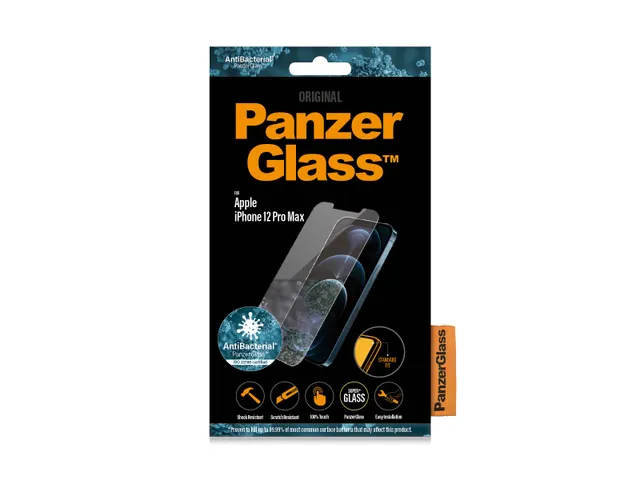 PanzerGlass Screen Protector iPhone 12 Pro Max | Standard Fit, Appl