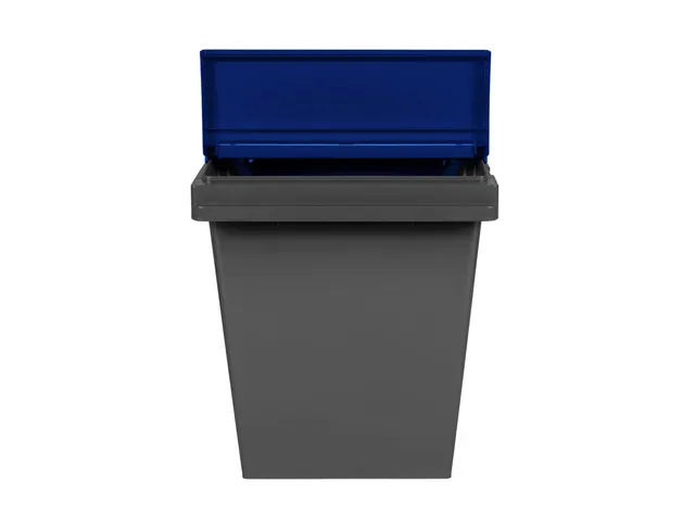 Easytech Afvalscheidingsbak 40 Liter Grijs Blauw