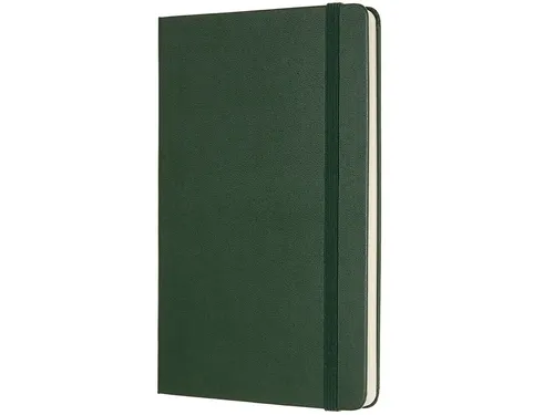Notitieboek Moleskine large 130x210mm blanco hard cover myrtle green