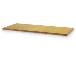 werkblad,v. werkbank,BxD 2000x750mm,dikte 40mm,multiplex,natuur - 1