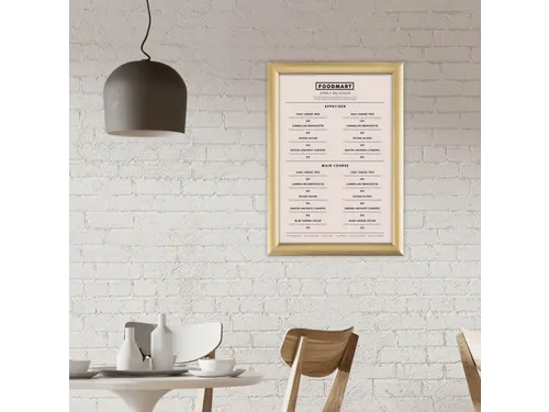 Easy-Click Kliklijst Europel A3 25mm aluminium Goud