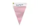 Drapeaux Party Foil rose bébé