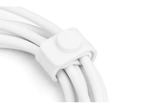 USB-C siliconen oplaadkabel USB-A USB-C 1m USB 2.0 60W wit