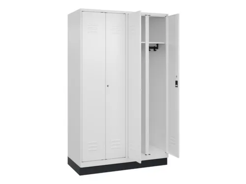 locker voor scheiding van kleding,HxBxD 1950x1200x500mm,4vak