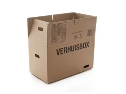 Verhuisdoos IEZZY 370x650x350 dubbelgolf bruin 7mm
