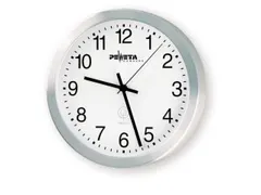 Radiografische Wandklok Cijferaanduiding 30cm Incl. Batterij aluminium