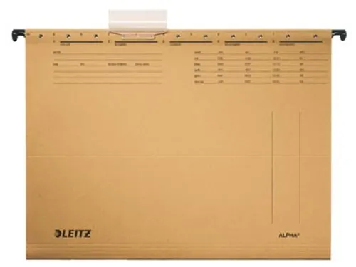 Alpha Verticale Hangmappen A4 Gems V-Bodem Pak van 25 Stuks