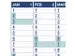 Muurplanner Kangaro 2027 NL uitwisbaar 70x100cm gratis marker/wisser