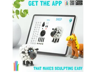 Hey Clay Klei set Animals 15 delen boerderijdieren - 8