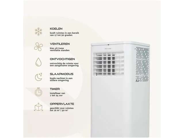 Airconditioning BRASQ MAC9000 9000 BTU wit
