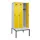 locker met bank,HxBxD 2120x900x815mm,3vak,vak B 300mm,draaigrendel