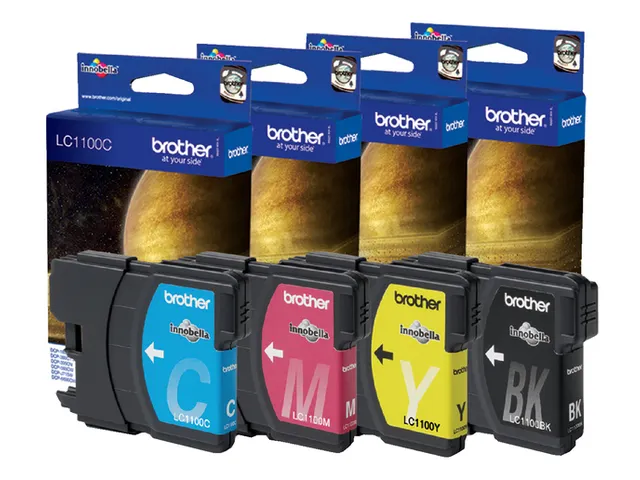 Inktcartridge Brother LC-1100M rood