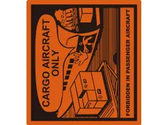 Etiket CARGO AIRCRAFT 1000 etiketten per rol 110x120mm