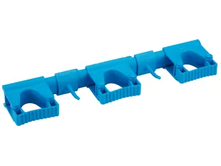 Ophangrek Vikan Hi-Flex Wand 420mm Blauw 3 klemmen, 2 haken - 1