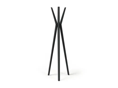 Kapstok DURASTORE 6 haken aluminium zwart 160cm