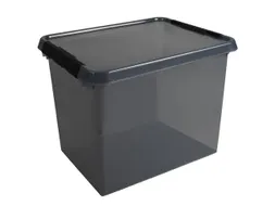 Comfort Line opbergbox 52L transparant grijs - 50x40x38cm