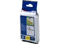 Lettertape Brother Tze-S141 18Mm Zwart op Transparant