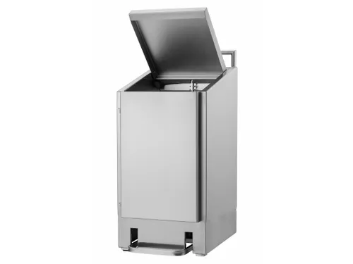 Afvalbak met Voetbediening 60 Liter RVS