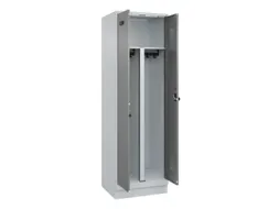 PBM-locker,HxBxD 1950x600x500mm,2vak,vak B 300mm,draaigrendel