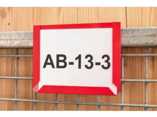 zichtpaneel,DIN A6,staand,rood,achterzijde magnetisch - 7