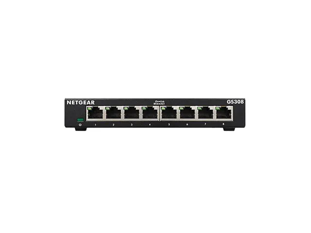 Gs308-300Pes Gigabit Switch Standalone 8xRJ45 antraciet unmanaged