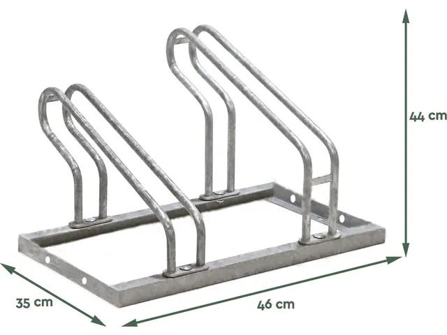 Fietsenrek Zilver 2 Fietsen BS200