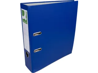 Ordner A4 PP en Papier 80mm Blauw - 1