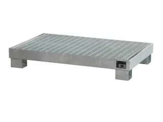 Opvangbak Staalplaat Hxbxd 205x1300x800mm 74l Rooster Verzinkt - 1