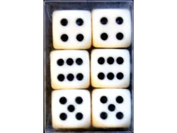 Dobbelstenen 6 stuks