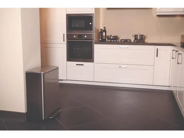 Pedaalemmer Afvalscheiding 46 Liter Mat Rvs