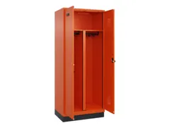 PBM-locker,HxBxD 1950x800x500mm,2vak,vak B 400mm,draaigrendel