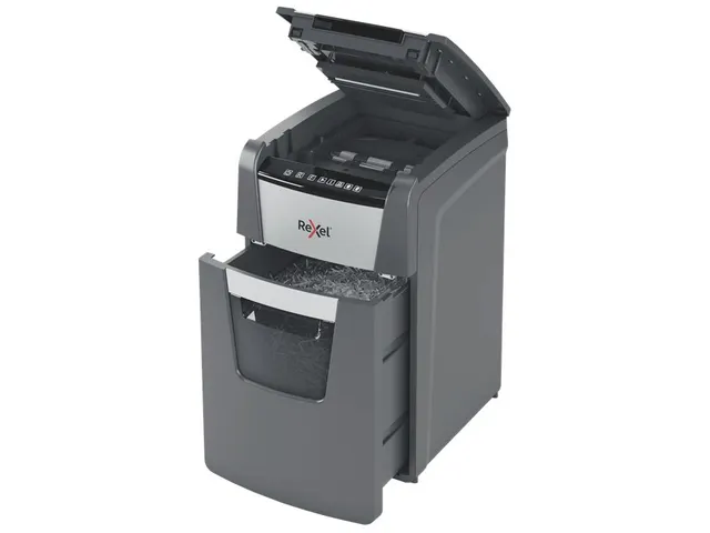 Papiervernietiger Rexel Optimum Auto+ 150X P4 snippers 4x28mm