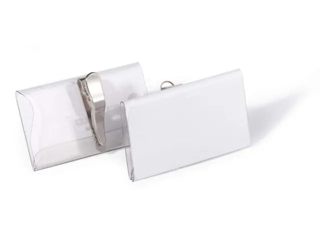 Badge Durable 8110 met krokodillenklem 40x75mm