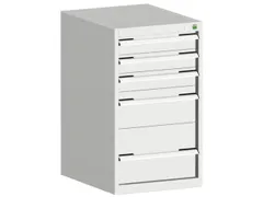 ladekast HxBxD 900x525x525mm 5laden romp RAL7035 front RAL7035