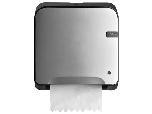 Handdoekroldispenser Quartzline Q14 Matic XL klein zilver 441199