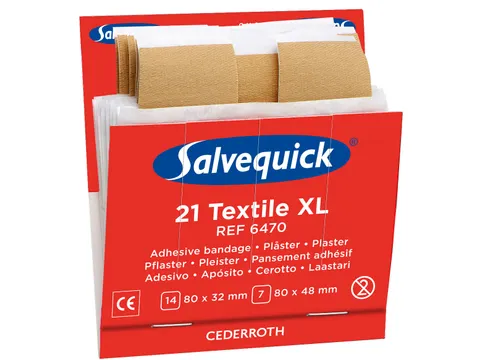 Salvequick 6470 extra grote textielpleisters