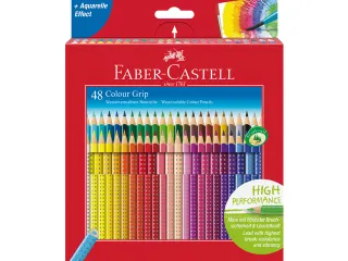 Kleurpotlood Faber-Castell Grip 48 stuks + gratis A3 Kangaro schetsboe - 9