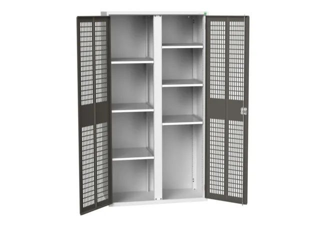 universele kast,HxBxD 2000x1050x550mm,6xStalen bodem,scheidingswand