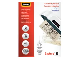 Lamineerhoes Fellowes A3 2x125 Micron glanzend 25stuks