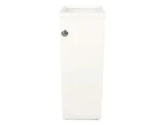 Modulaire Afvalbak met Deur en Zakhouder 55 Liter Wit