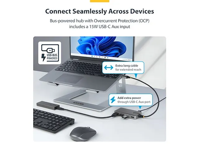 4-Poort USB-A Hub 5Gbps