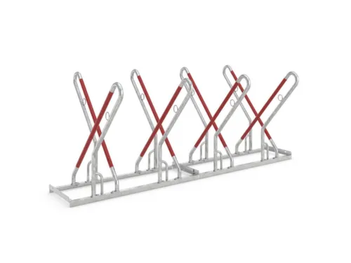 fietsenrek,L 2160mm,2x4instelplaatsen,gebruik tweezijdig