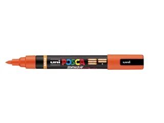 Paintmarker Uni POSCA PC-5BR brushpunt M oranje - 1