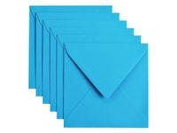 Envelop Papicolor 140x140mm Hemelsblauw Gegomd