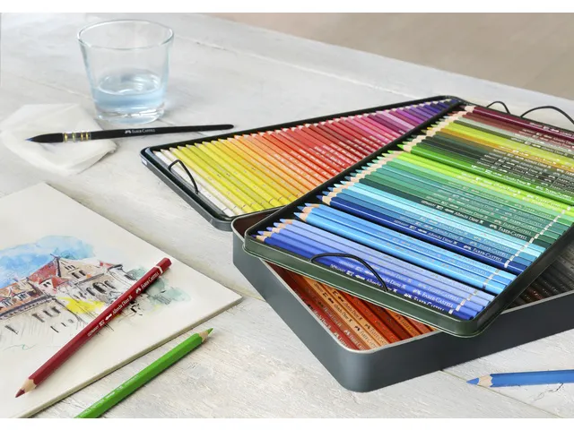 Crayons de couleur Albrecht Dürer Magnus boîte métal 120pcs