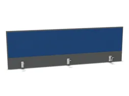 opzetpaneel bureau aanbouw achter MS-donkergrijs BN6016-blauw 1800mm