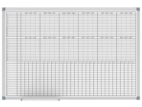 Maand- / Jaarplanner Magnetisch MAULstandard 60x90cm