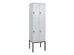 dubbeldekse locker,HxBxD 2120x600x500mm,2x2vak.,vak B 300mm