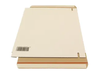 Brievenbusdoos Raadhuis A4+ 350x250x28mm wit 650grs duplex krimp a 5 s - 9