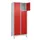 lockerkast,HxBxD 1950x800x500mm,2x4vakken,vak B 400mm,cil.-slot,voeten